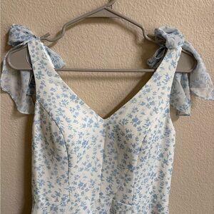 Floral bridesmaids dress